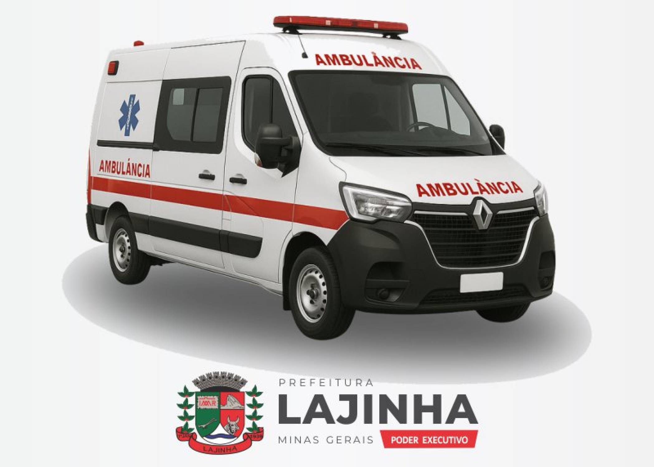 Ampliação da frota com a chegada de uma ambulância Renault Master 0 km