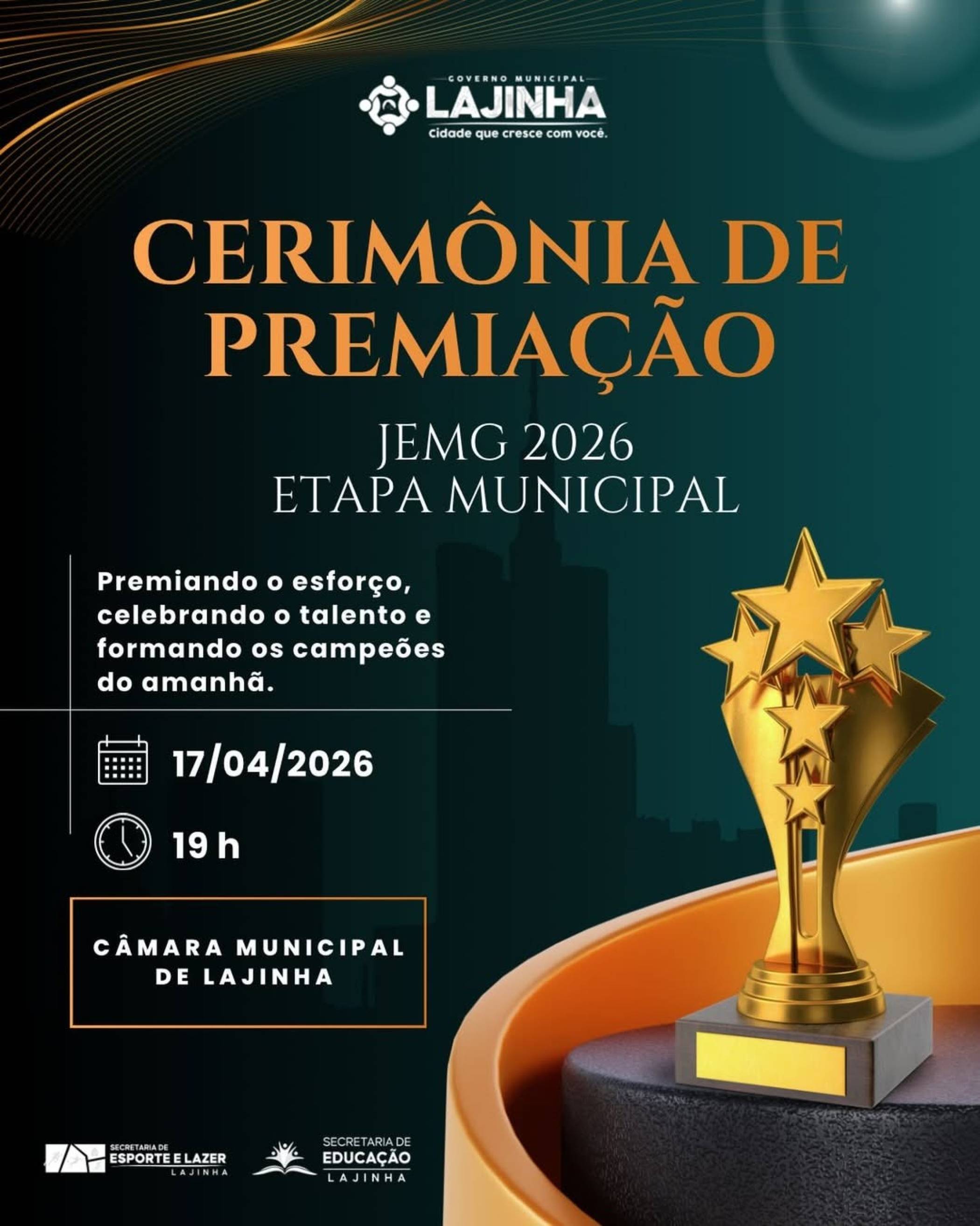 PREMIAÇÃO JEMG – ETAPA MUNICIPAL